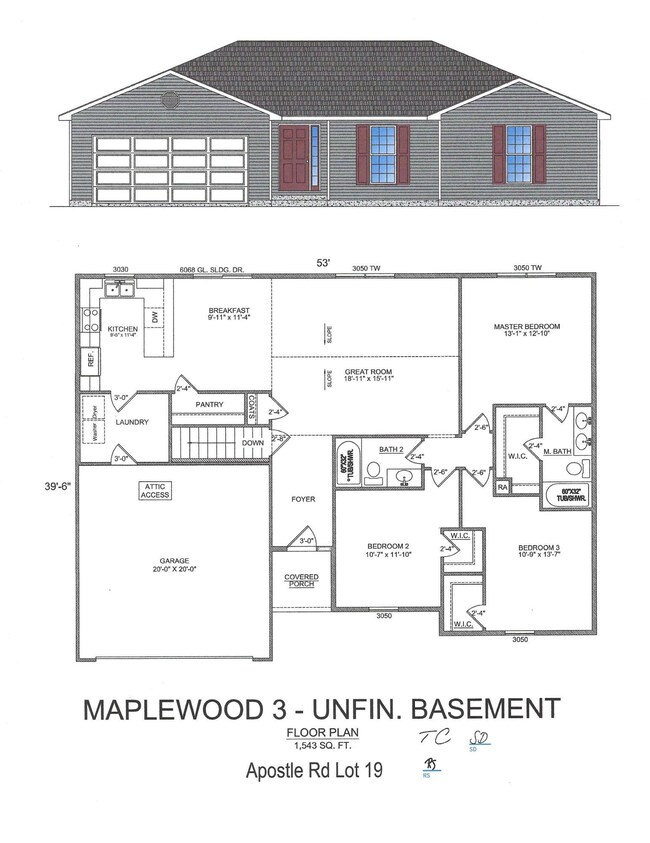 Floor Plan Lot 19 Apostle