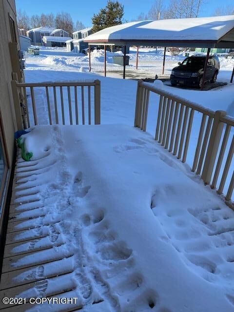 Back deck of unit 1