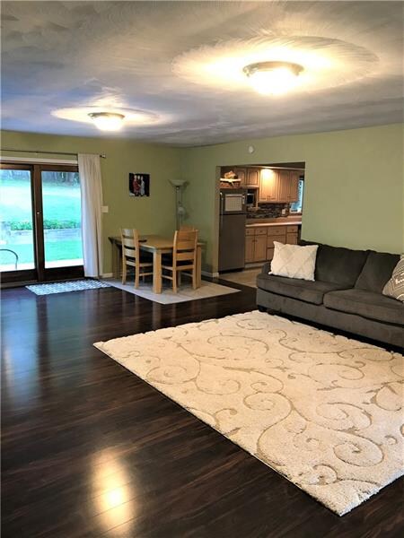 Open living and dining rooms - perfect for a big f
