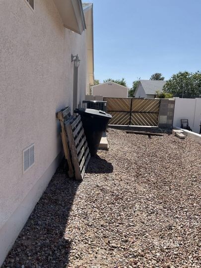 Right side area of House