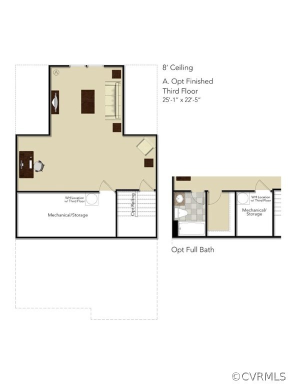 THIRD FLOOR - This home includes the finished 3rd