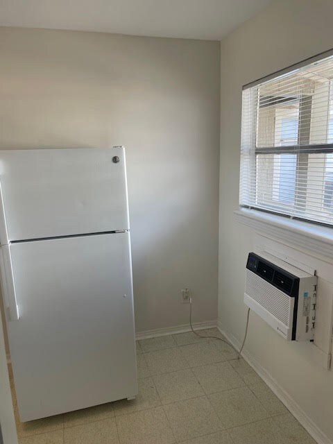 Unit comes with full size refrigerator and freezer