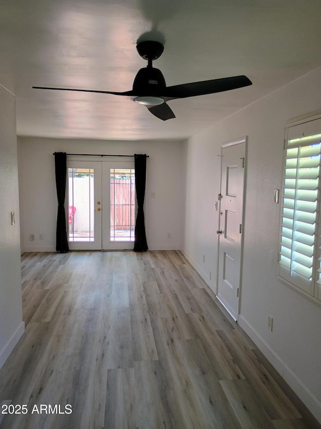 Scottsdale Condo Living Room French Door