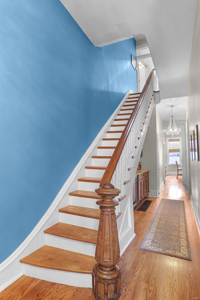 Beautifully restored staircase.