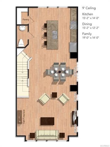Second Floor layout