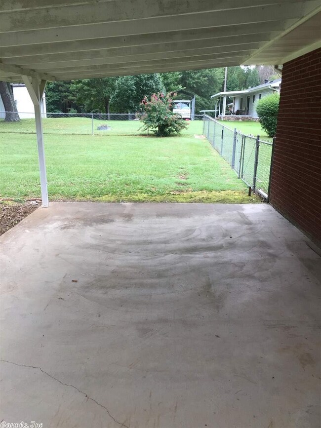 Covered patio