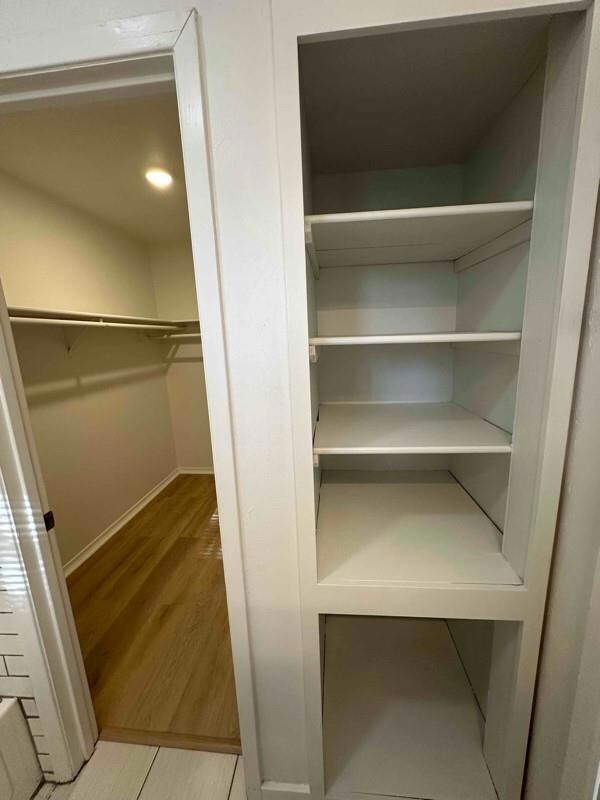 View of closet