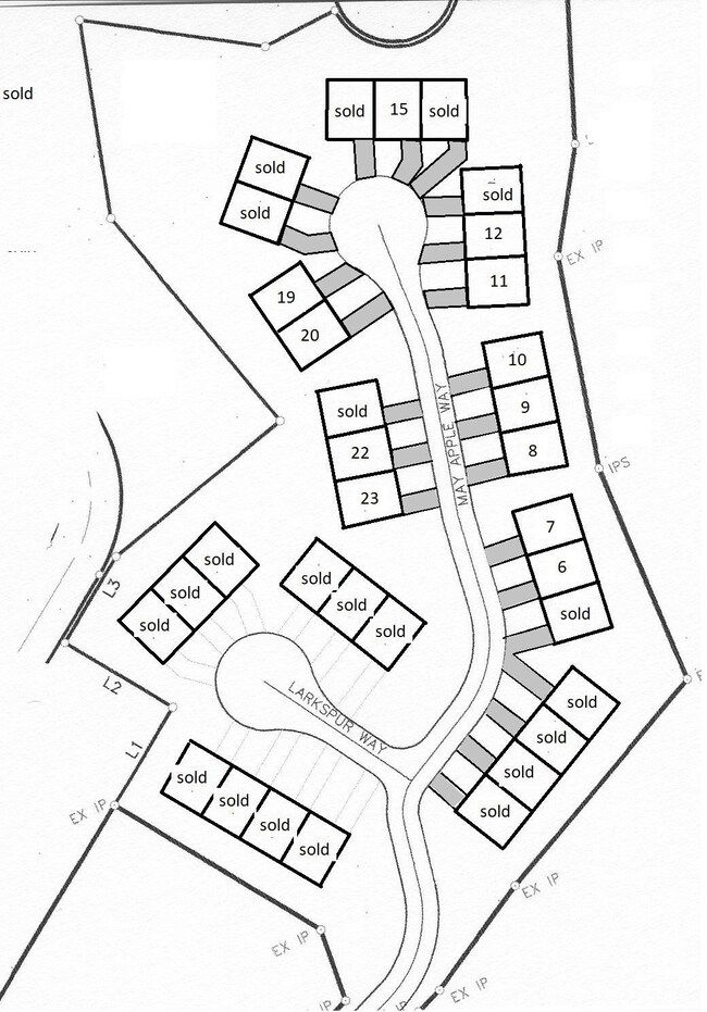 Creekside Site Sales Map