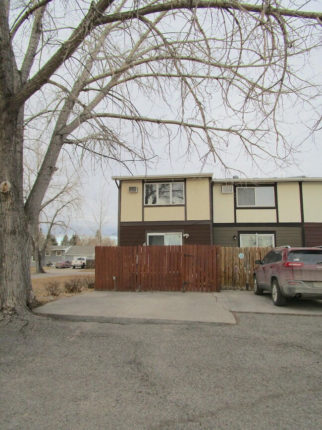 Back of property