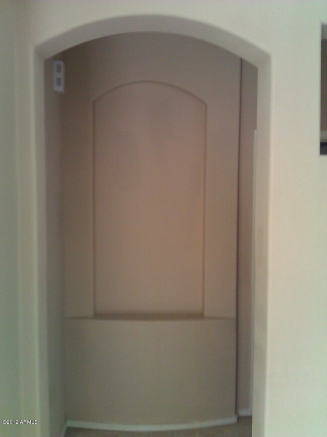 Art niche hallway entrance