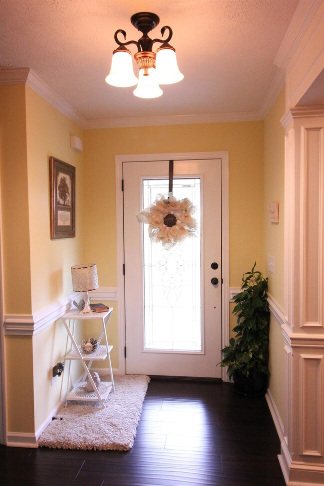 Foyer entrance. Your guests are going to feel so welcome in this beautiful home.