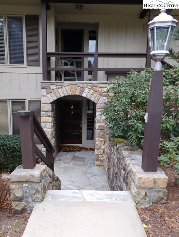 front entrance to condo