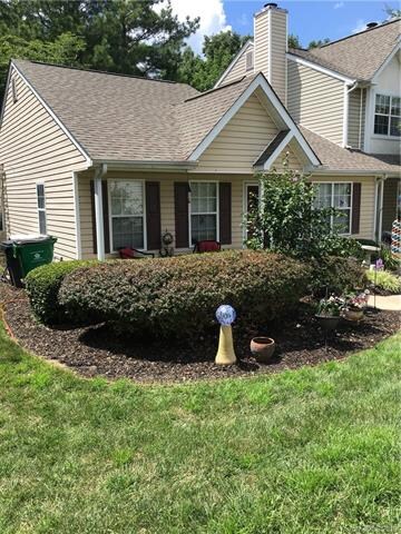 Cute Front Porch, and nice landscaping