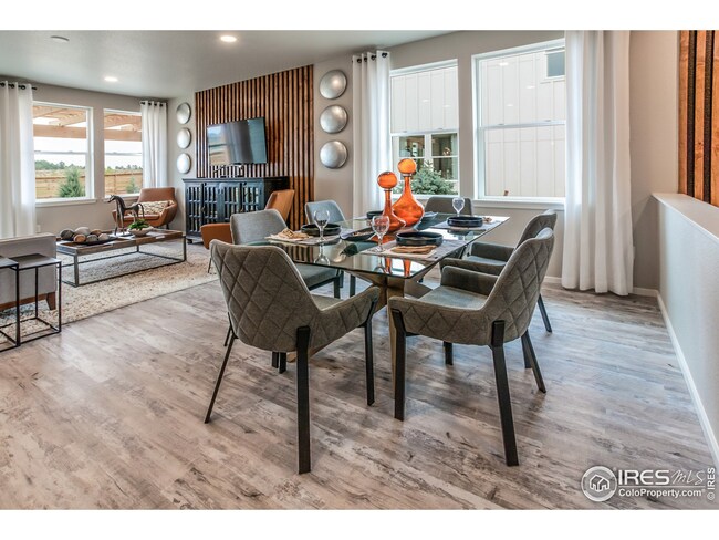 EXAMPLE PHOTO: DINING ROOM & LIVING ROOM