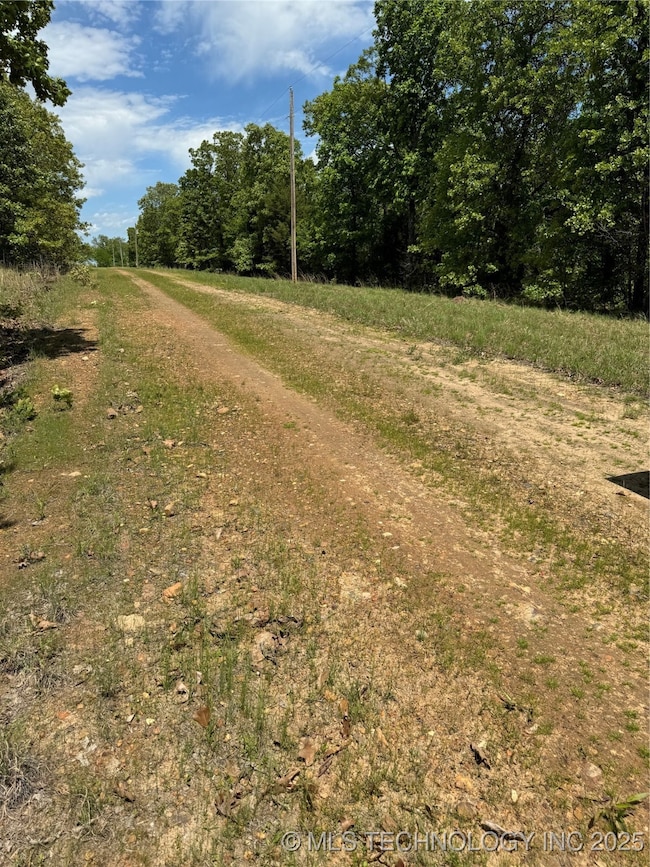 S 4532 Road looking North.  Property on Right