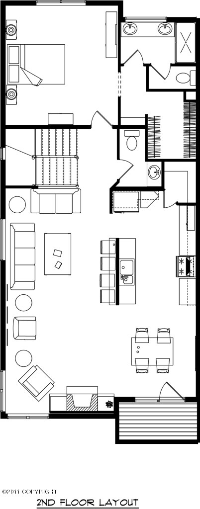 second floor plan