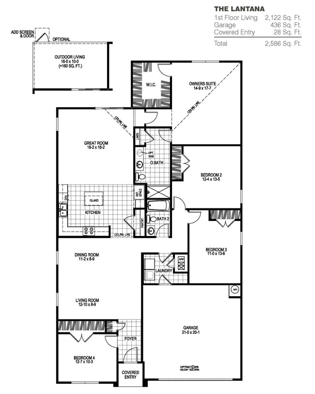 Lantana Floorplan