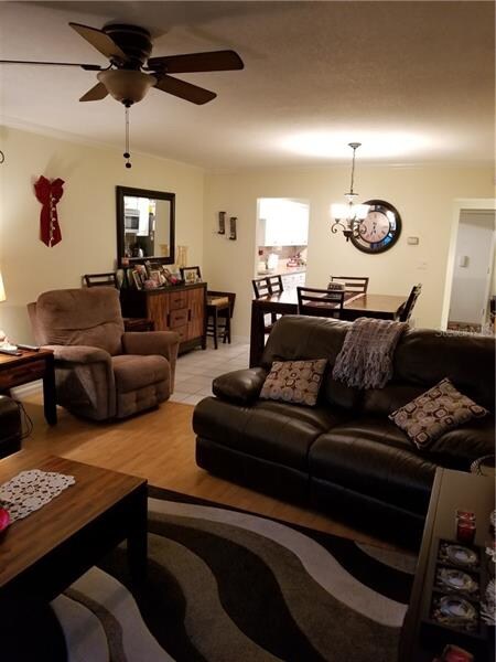 Living and dining area
