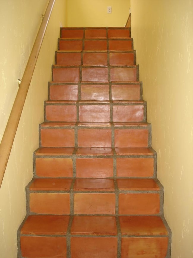 saltillo tile stairway