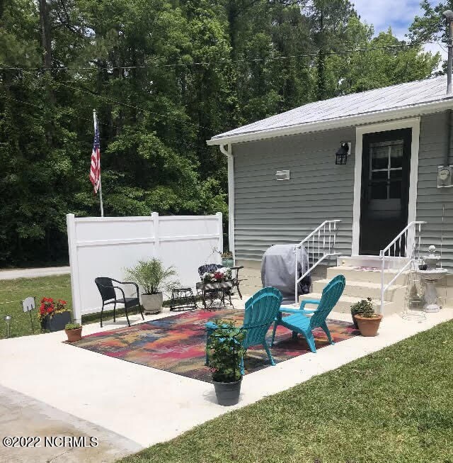 concrete pad