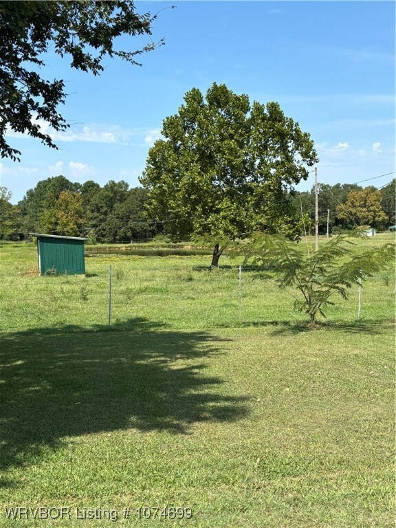 View looking Westerly toward the pond and pasture