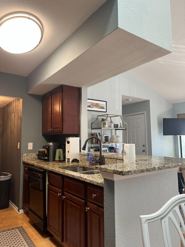 Kitchen open to livingroom