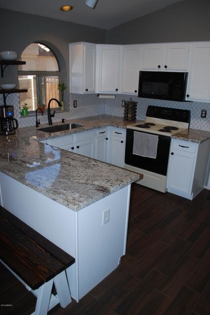 Kitchen with Granite Countertops