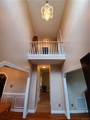 Enter into the 2-story grand Foyer with Formal Living & Formal Dining rooms.