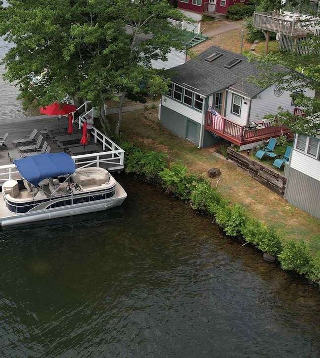 Lake side of cottage