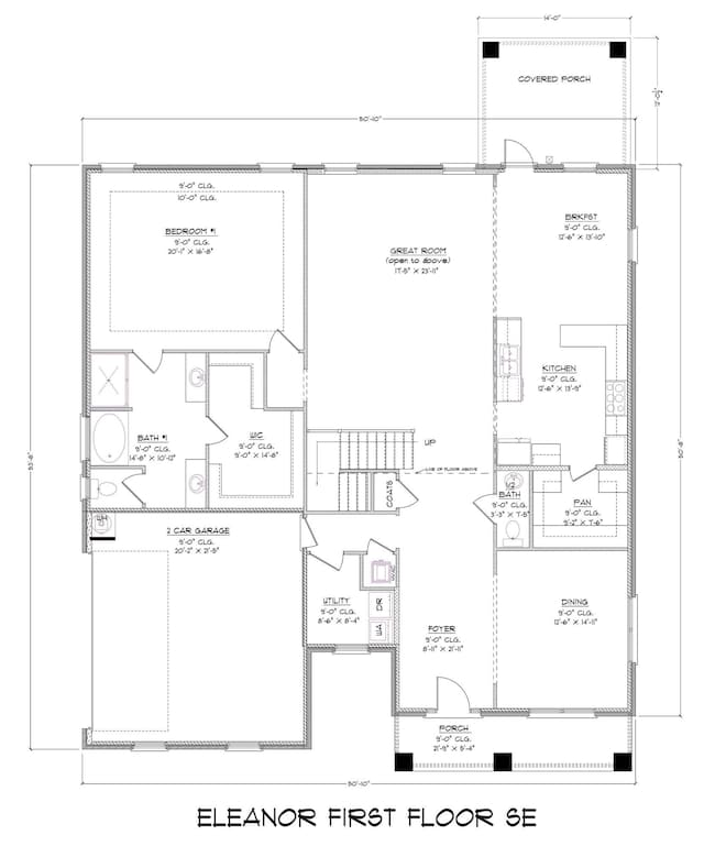 ELEANOR SE FIRST FLOOR FLOOR PLAN