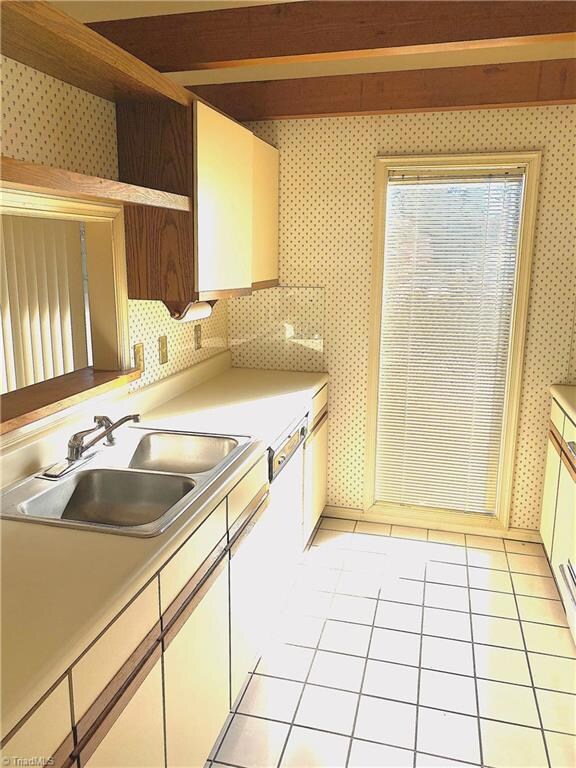 Bright kitchen.