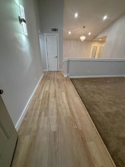 Long Inviting Entry Foyer With New Luxury Vinyl Pl