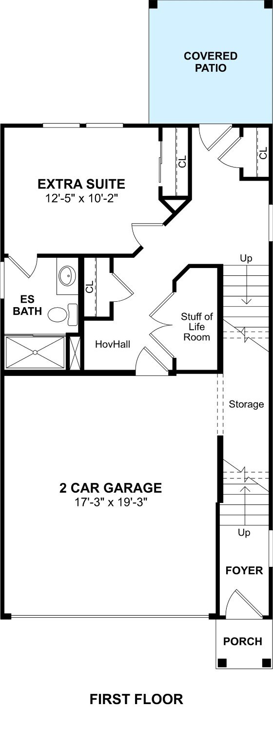 The Ridgewood floor plan by K. Hovnanian Homes. 1s