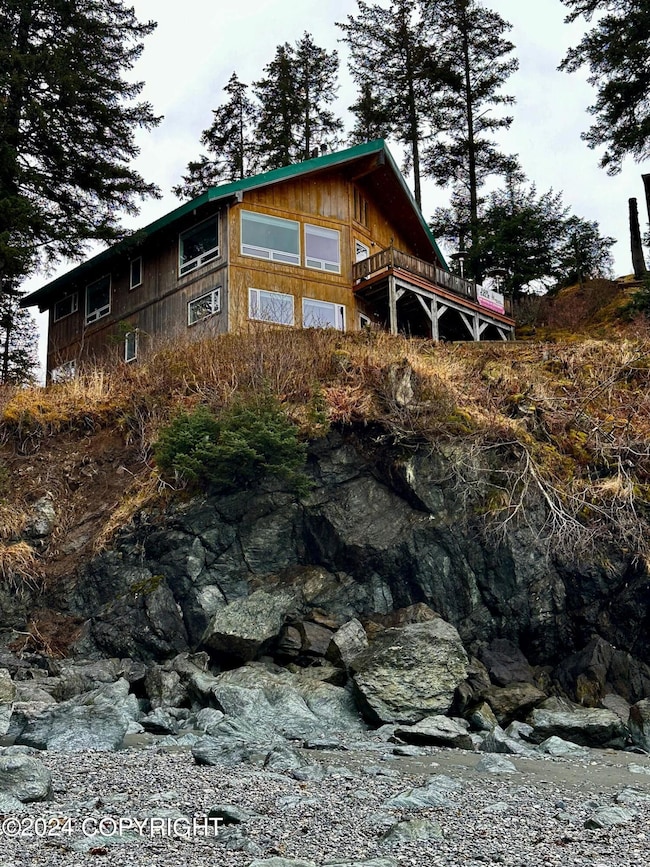 From the beach