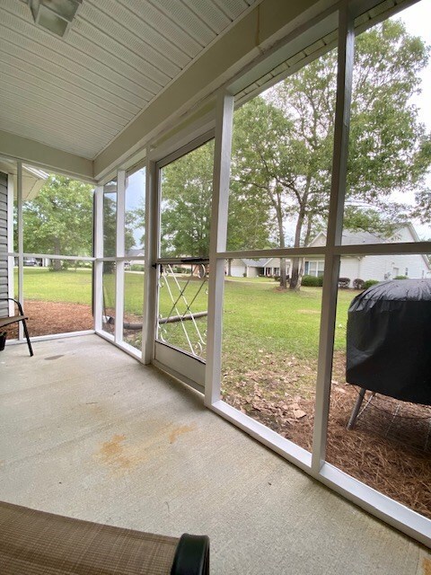 Rear Screened porch
