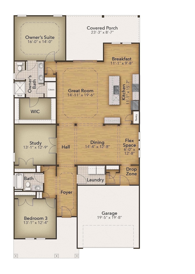 View of home floor plan