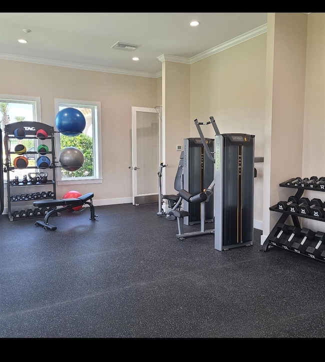 Fitness room at clubhouse