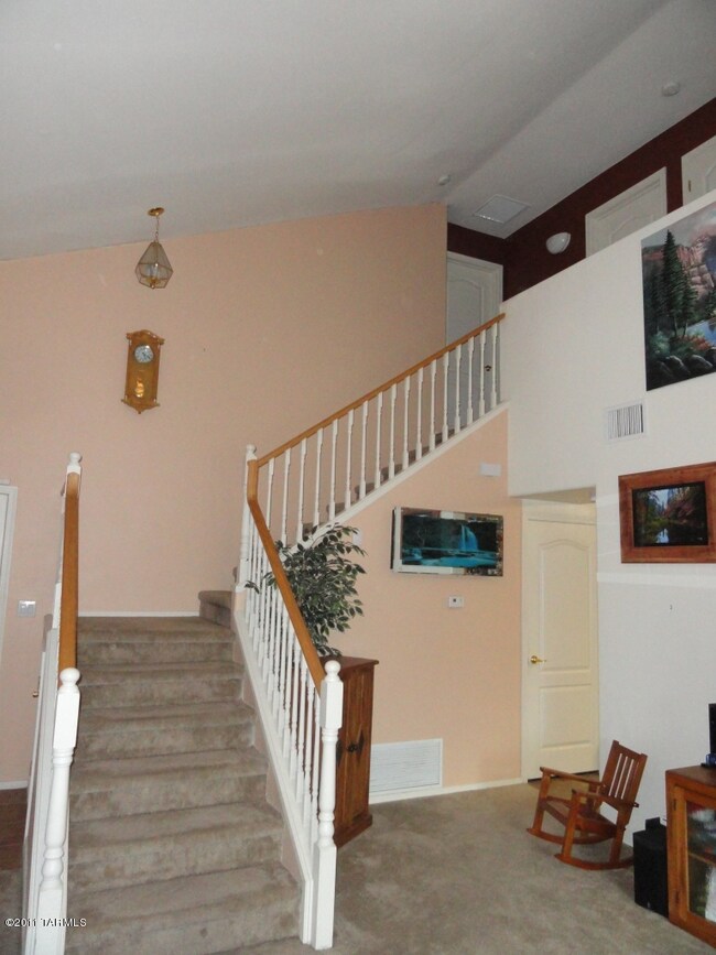 Stairway to upper level