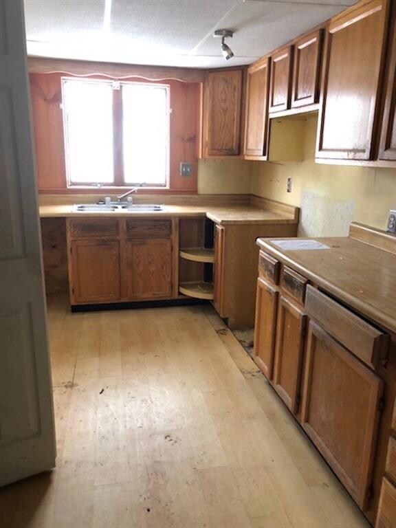 Wrap around kitchen