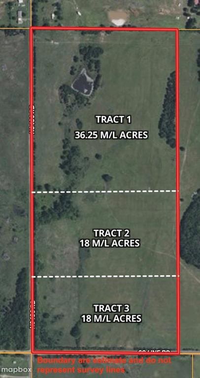 Map / location with property boundaries highlighted