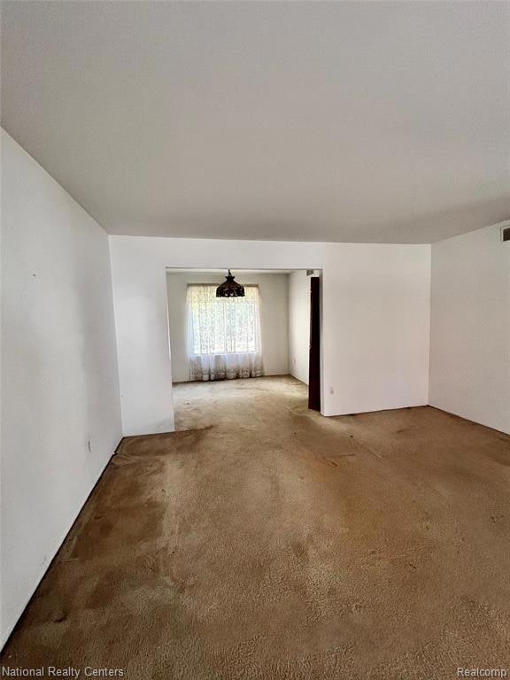 Living room looking into dining room