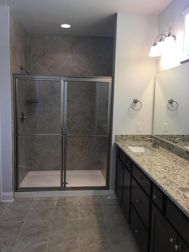 Walk in Tiled Shower with bench seat