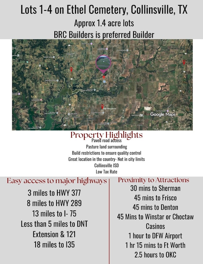 Lot 2 Ethel Cemetery Rd, Collinsville, TX 76233 - photo 3