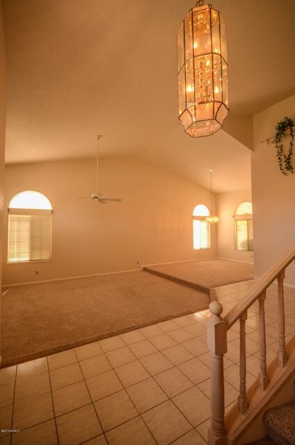Stairway to Bedrooms and Entry