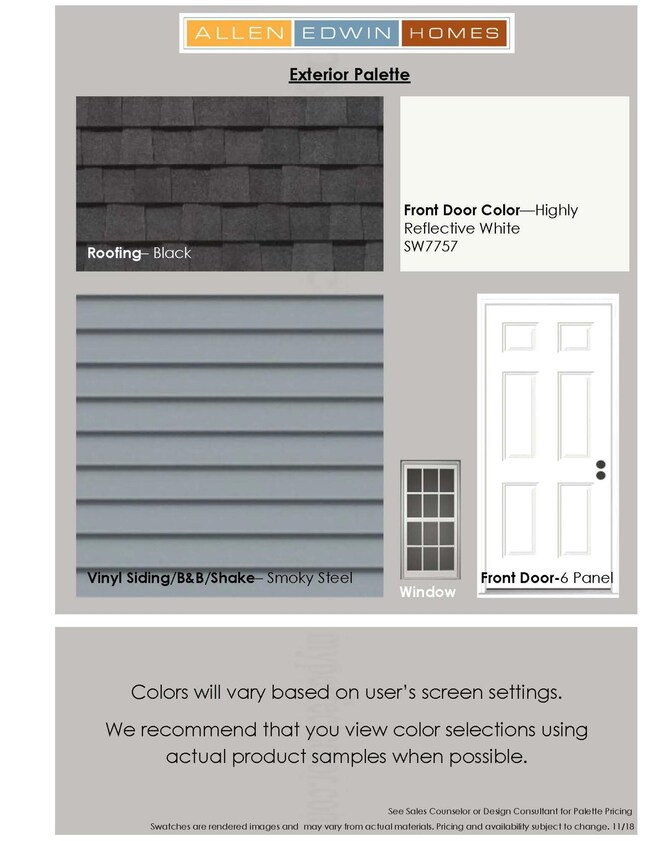 KWD0110 EXTERIOR PALETTE