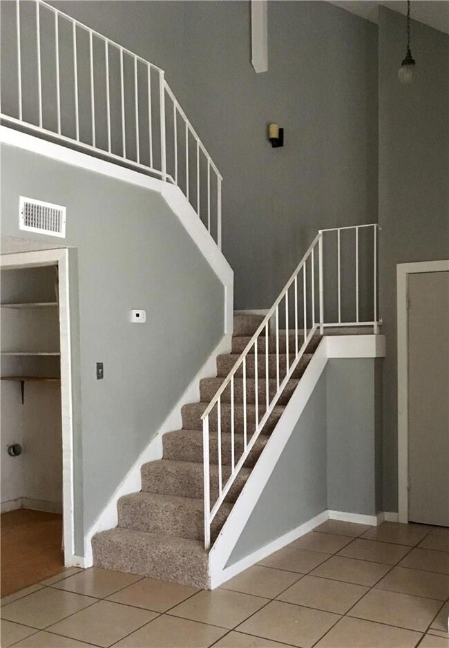 Stairs to upstairs bedrooms