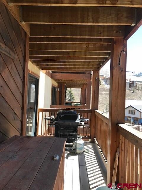 Spacious deck