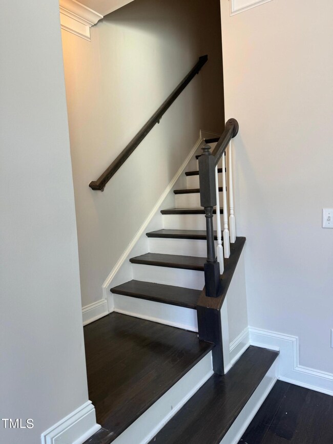 Hardwood stairs
