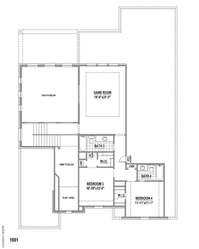 2nd Level Floor Plan