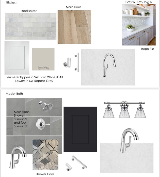 Interior Pkg-A Kitchen and Primary Bath